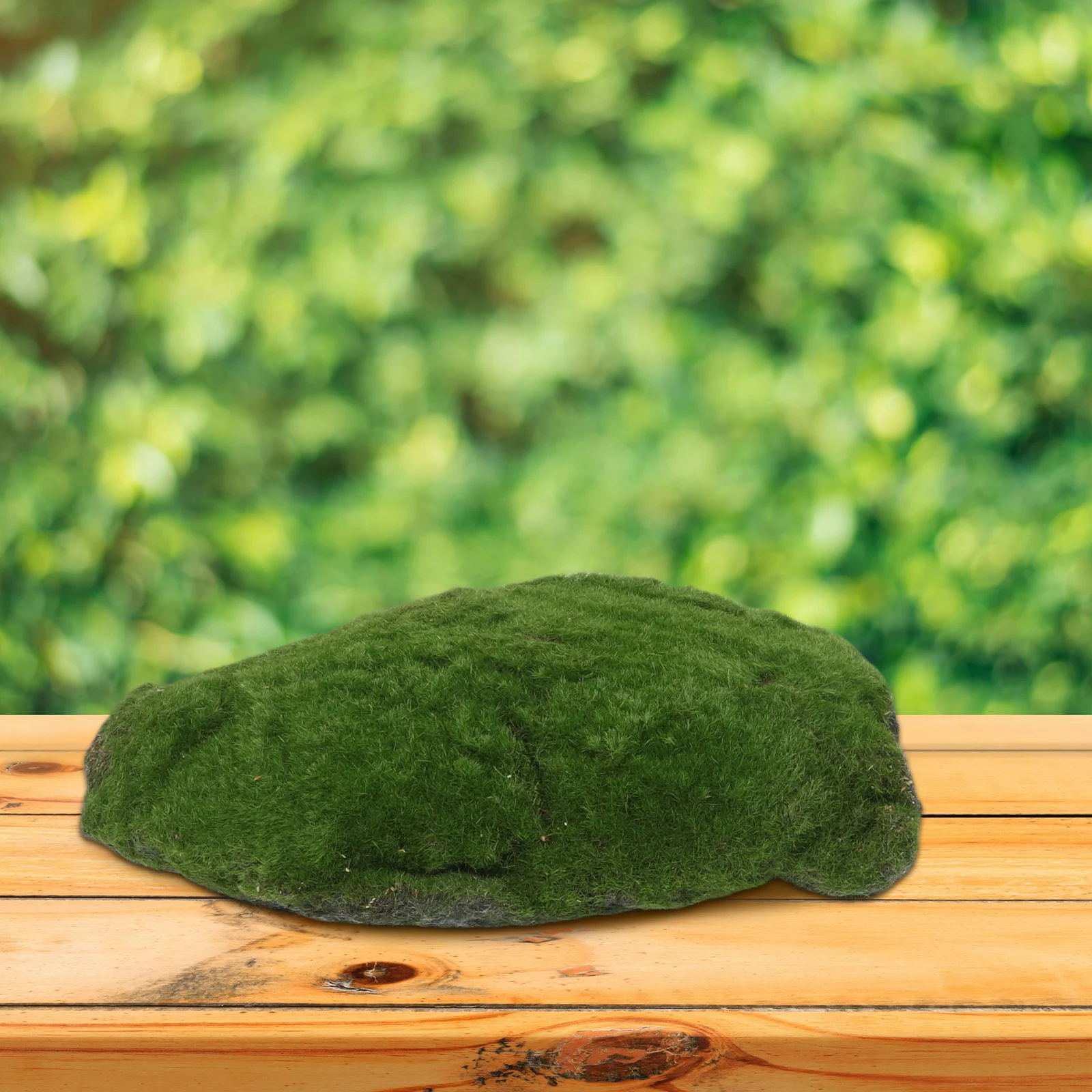 

4pcs Artificial Stone High Realism Home Decor Centerpieces Rocks Planters Large Moss Stones Decorative Faux Moss Preserved