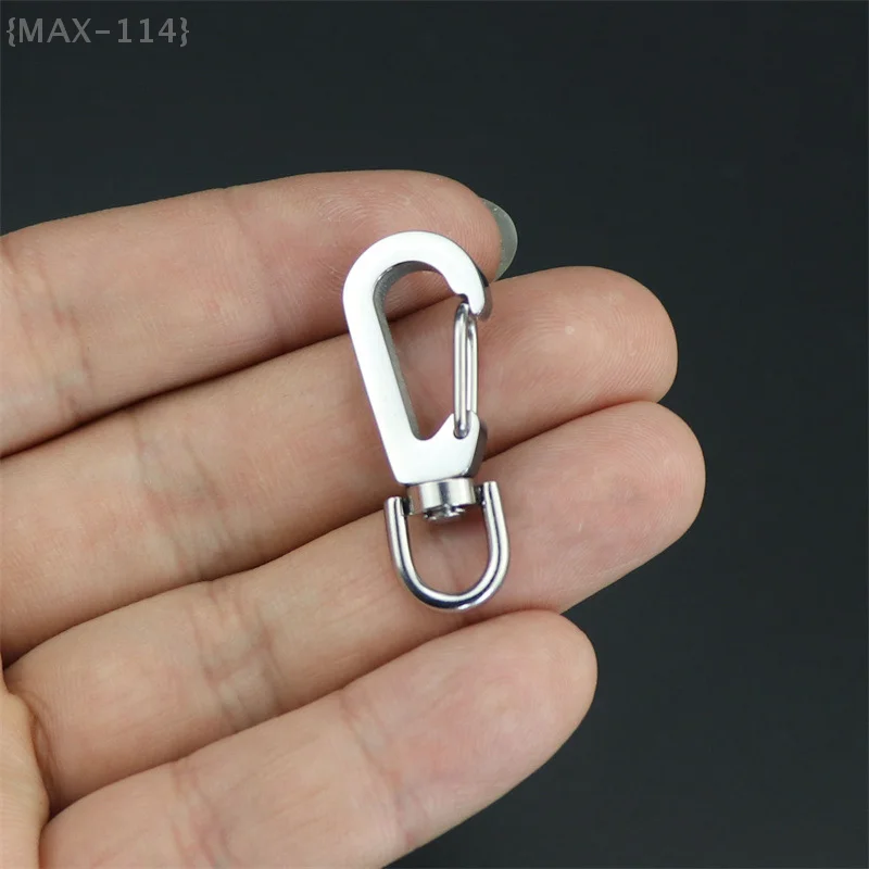 Zinc Alloy Mini Carabiners – Spring Backpack Clasps, Survival Climbing EDC Hooks, Keychain Buckle For Car Keys Finder