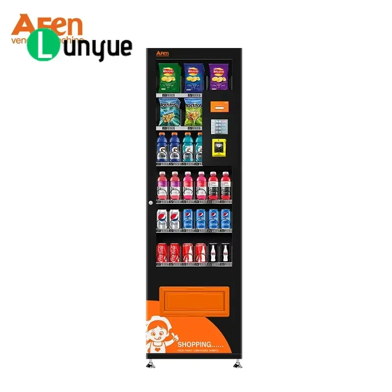 Small Vending Machine For Snack Drink No Touchscreen Compact Design Easy Operation Home Office Use Space Saving