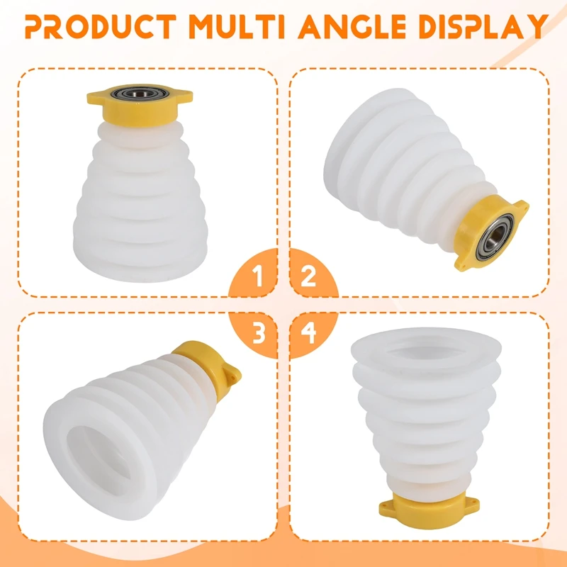 PORK-Drill Dust Collector Drill Dust Cover Rubber Scalable Drill Dust Cover Collector For Ceiling Electric Hammer Dust Bowl