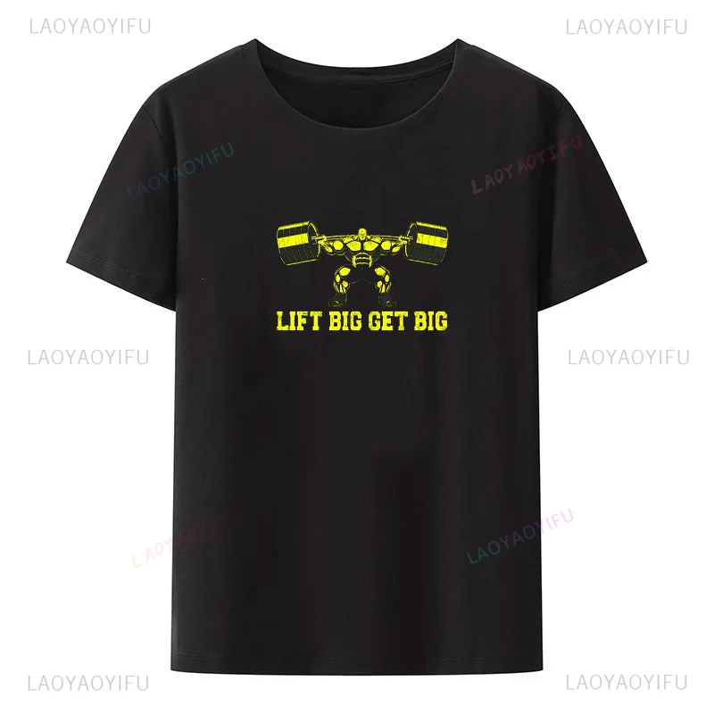 

Gym Lift Mens Funny Novelty Tees Vintage Casual Fashion Tops Breathable Summer Unique Hipster Simple Vintage Style Short Sleev