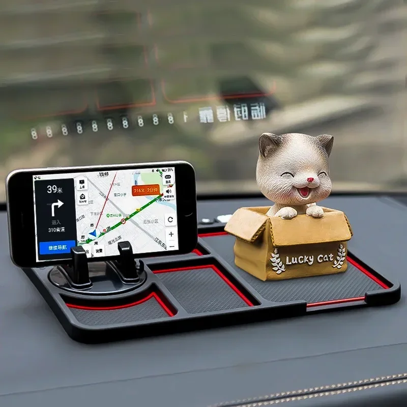Car Multi Functional Anti Slip Mat Auto Phone Holder Non Slip Sticky Anti Slide Dash Silicone Dashboard Car Pad assecories New