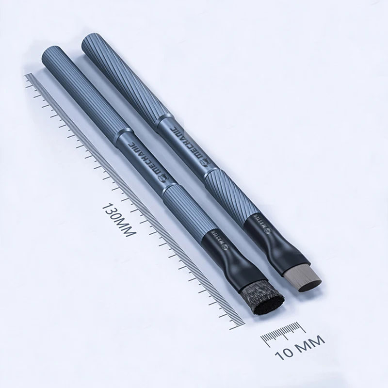 MECHANIC Steel/Fur Anti Static Cleaning Brush for Mobile Phone Computer Motherboard IC Chip Repair Cleaning Hand Tools