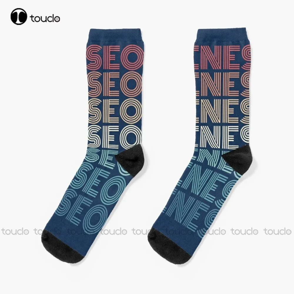 Retro Geneseo New York Socks Womens Athletic Socks Unisex Adult Teen Youth Socks Christmas Gift Custom Hd High Quality Sock