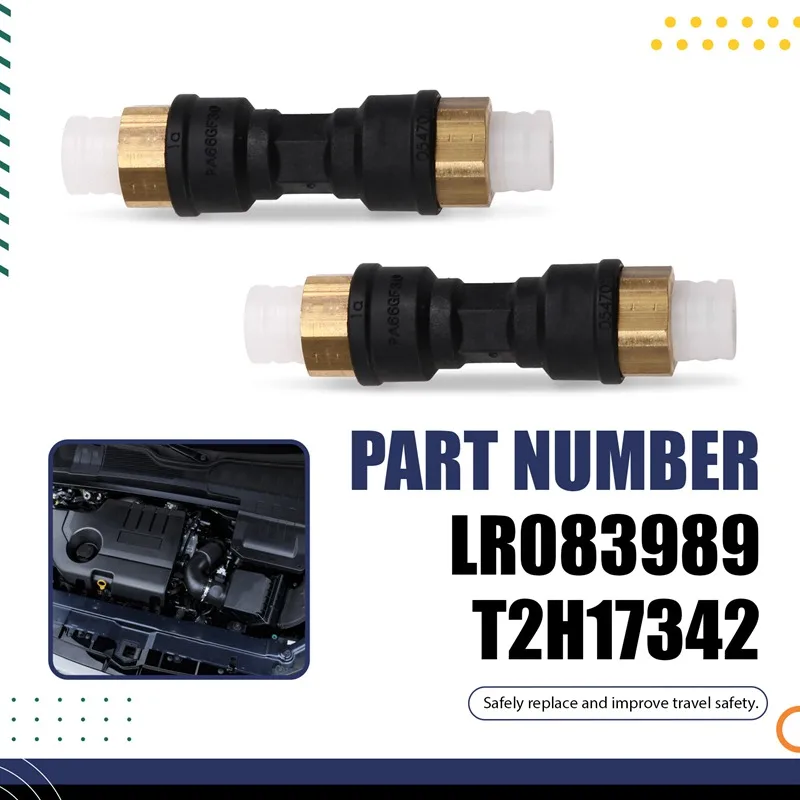 Super Sale 2pcs Air Pipe Connector LR083989 T2H17342 for Land Rover Range Rover Jaguar