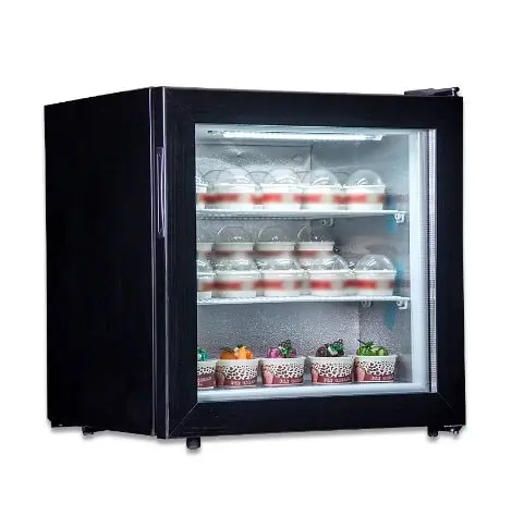 

small mini counter top icecream ice cream display fridge freezer showcase