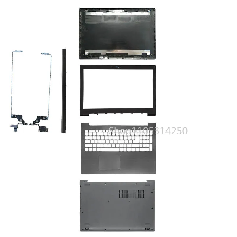 NEW LCD Back Cover For Lenovo IdeaPad 320-15 320-15IKB 320-15ISK 320-15ABR Front Bezel Hinges Palmrest Bottom Case Shell Black