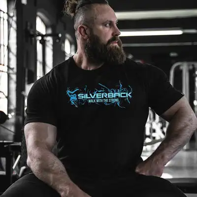 GYM Gorilla Rupture T-Shirt - Silverback Gymwear _ Perfect for Bodybuilders & Powerlifters
