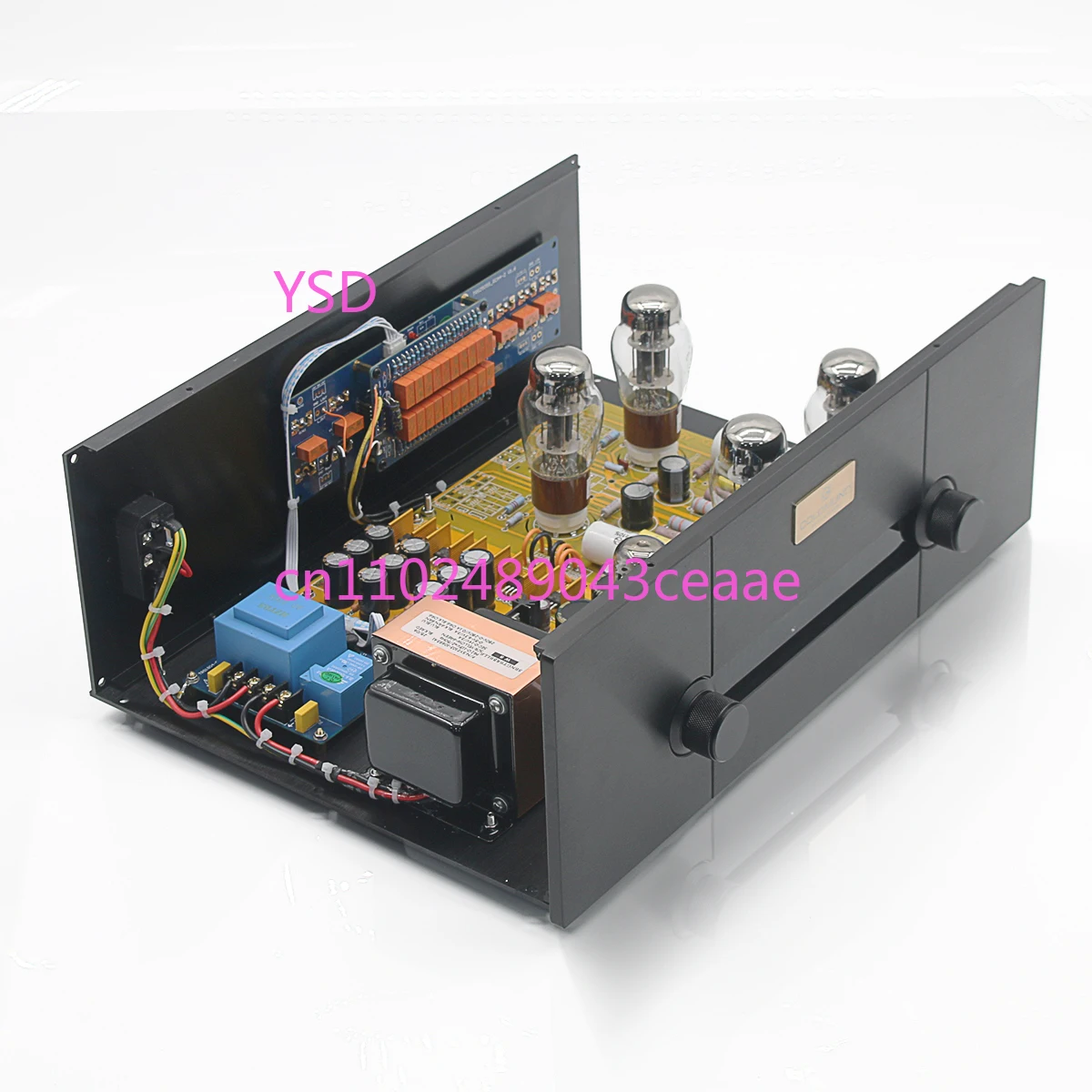 STR11A-Max Reference CARY AE-1 Circuit 6SN7 Vacuum Tube Remote Control Audio With 4-Way Inputs and 2-Way RCA Output