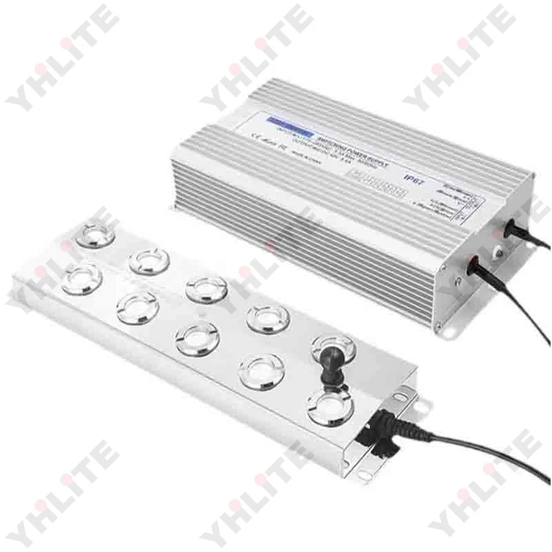 Low Lying Fog Machine 3D Water Spray Machine 10 Head Curtain 45V Water Mist Fog Screen Machine 3D Projection Display Fog Screen