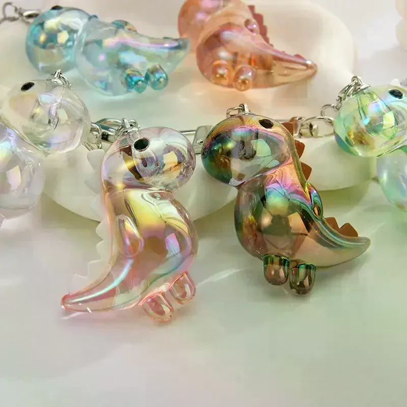 Cute Acrylic Dinosaur Keychain, Paired With Sturdy Buckle, Daily Casual Backpack And Bag Decoration, Christmas Surprise Gift
