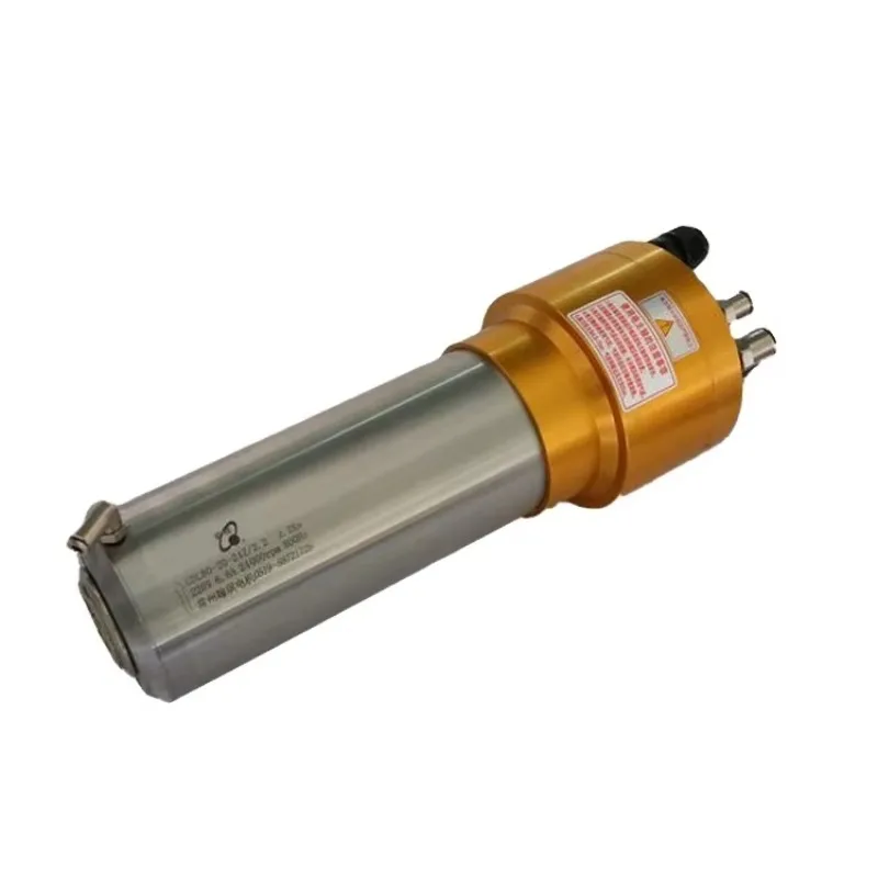 GDL80-20-24Z-2.2KW/4 ISO20 2.2KW 24000rpm 7.6A 220V Water Cooled ATC Spindle Motors CNC Router Spindle Motor