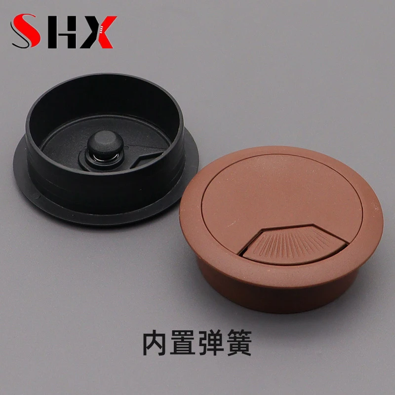 35mm 50mm 53mm 60mm 80mm Round Wire Hole Cover Green bronze Desk Wire Hole Table Cable Outlet Port Surface Line Box Furniture