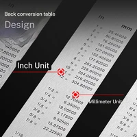 Deli Stainless Steel Ruler for Students And Woodworkers Straight Edge Measuring Tool for Drawing And Drafting 15/20/30/50cm 5