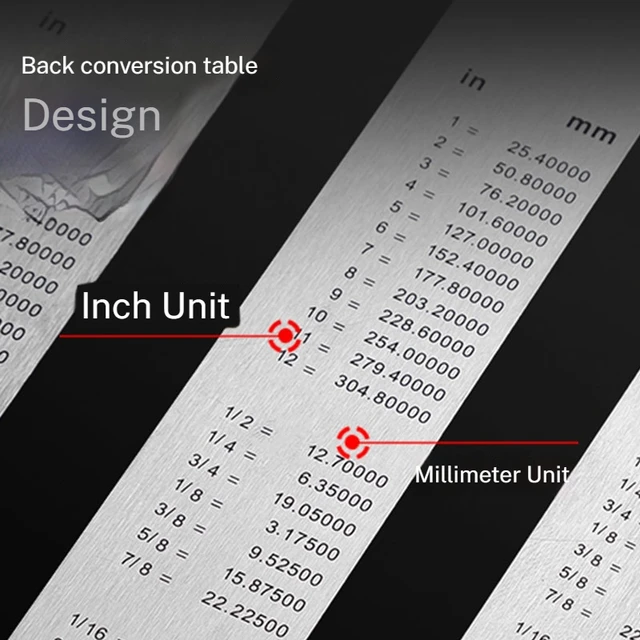 Deli Stainless Steel Ruler for Students And Woodworkers Straight Edge Measuring Tool for Drawing And Drafting 15/20/30/50cm 5