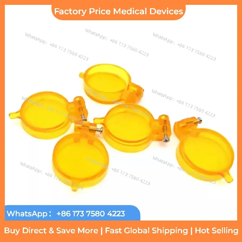 2026 Magnifying Headlight Yellow Filter Electric Plastic Laboratory Optical Accessories for fastshipping