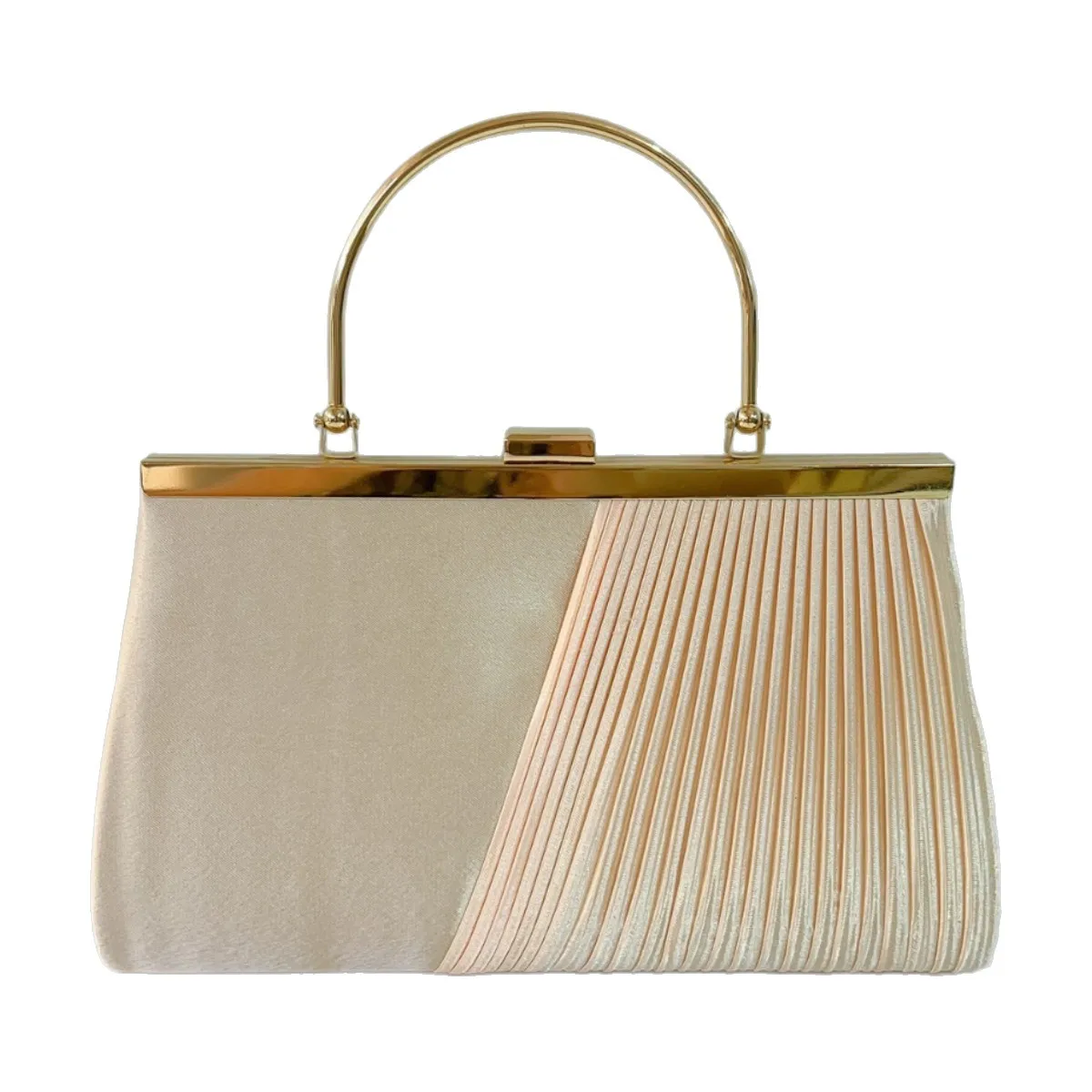 

Pleated Banquet Handbag Oblique Span Dinner Dress Bag KTV Party Dinner Celebrity Large Capacity Women's Bag Luxury Designer Bags