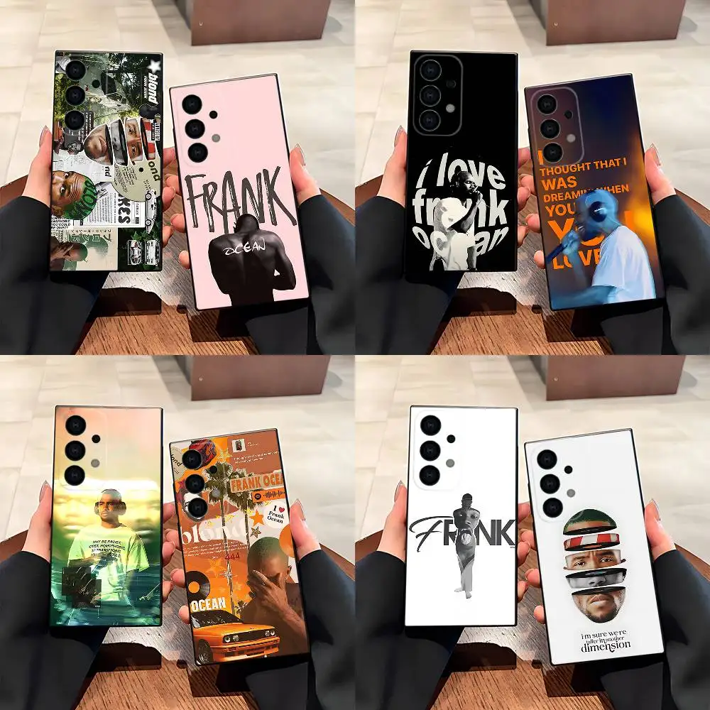 

Cool F-Frank O-OCEAN Singer Phone Case For Samsung S25,S24,S21,S22,S23,S30,Ultra,S20,Plus,Fe,Lite,5G Black Cover