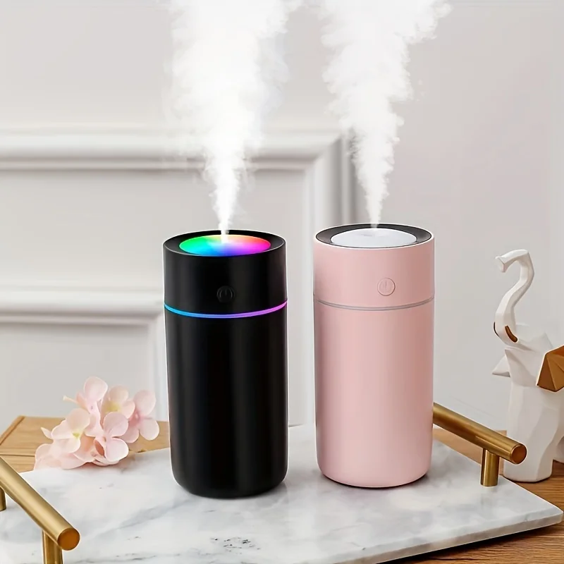 Portable Colorful lamp home car Spray Mist Aroma Essential Oil usb mini h2o Air Diffuser humidifierir