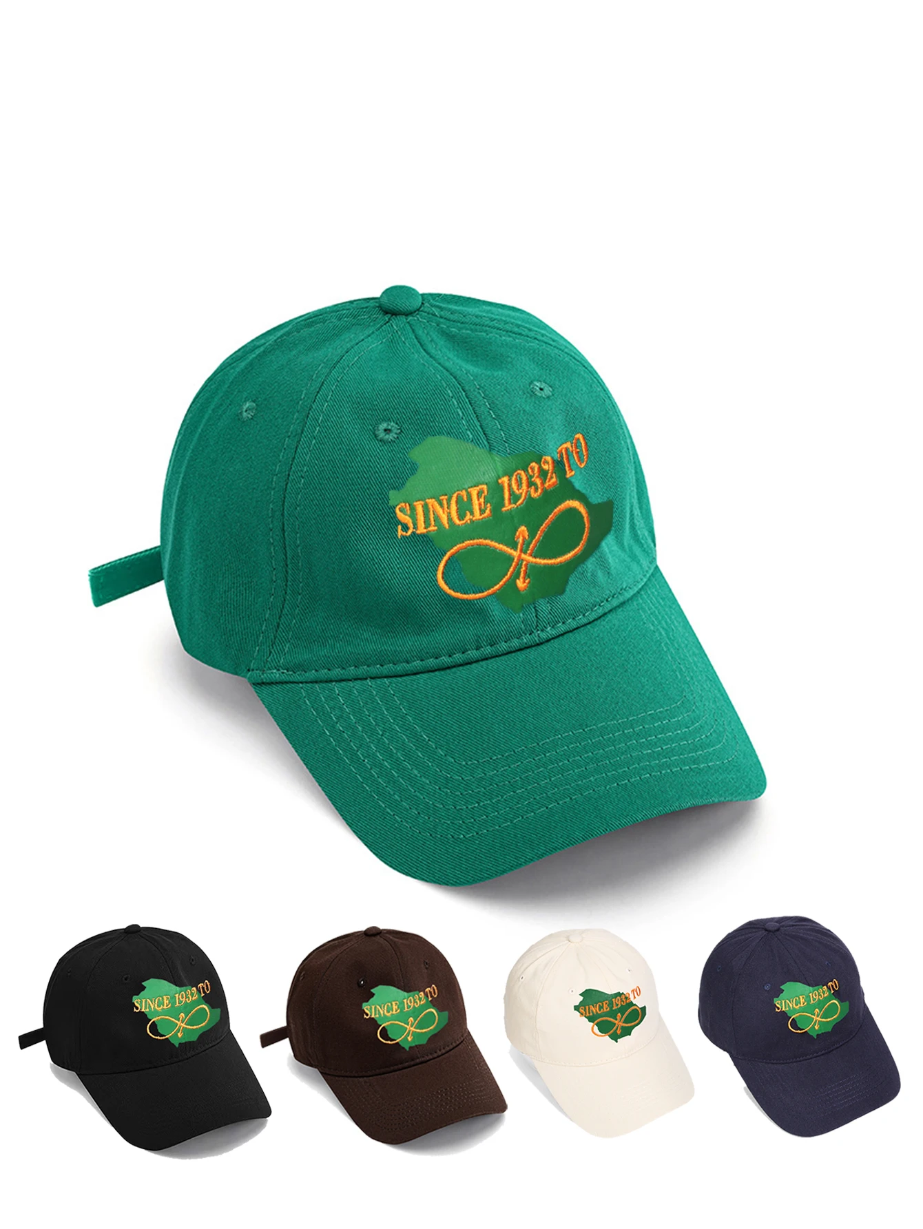 

IL KEPS 1pc SINCE 1932 TO Embroidery & Printing Women's Baseball Caps Holiday Hat For Male Saudi National Day BQM534