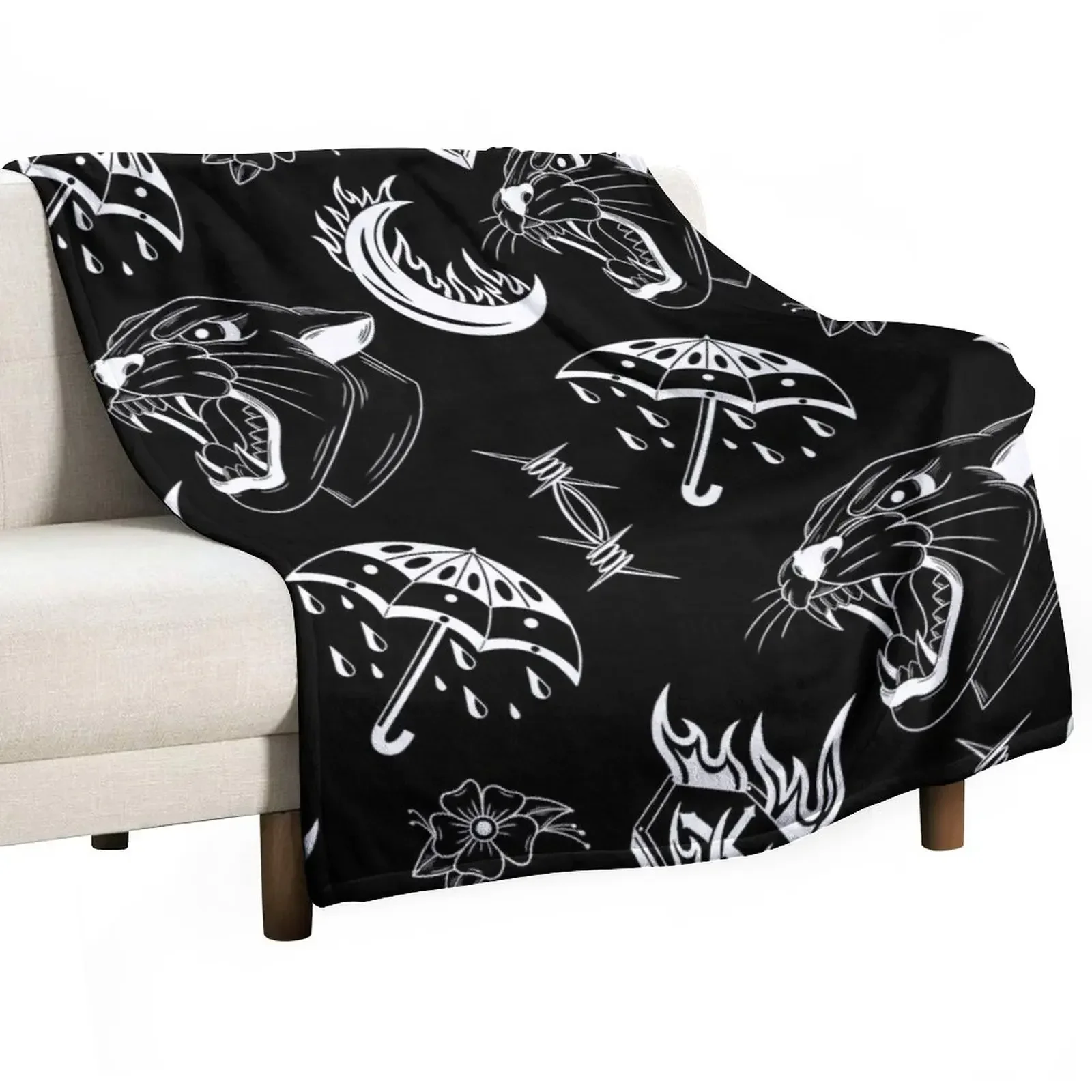 

Traditional Inspired Pattern Throw Blanket Decorative Throw Single Blankets