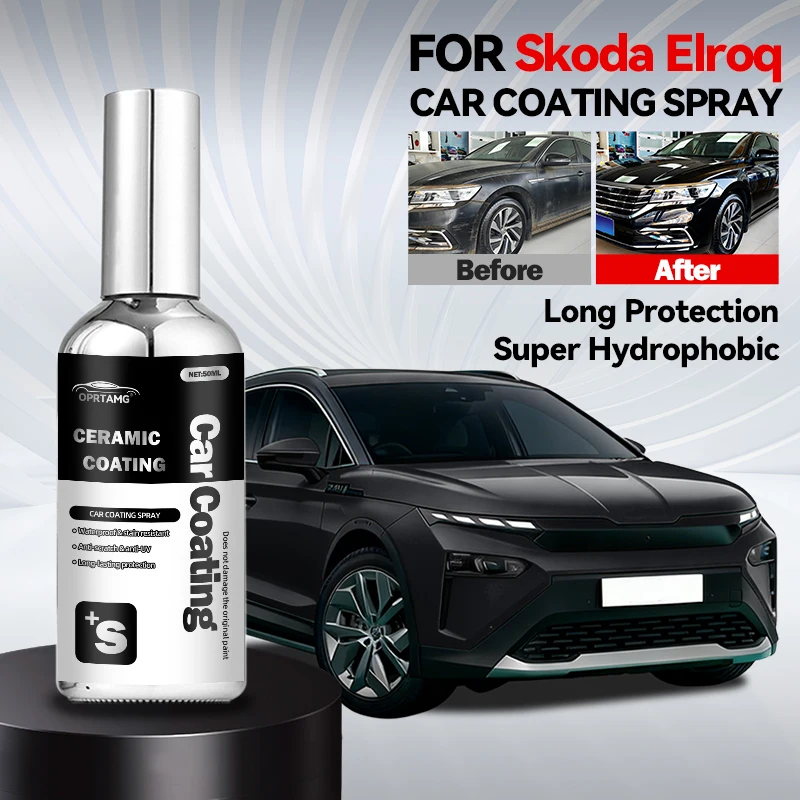 

For Skoda Elroq Car Care Detail Ceramic Coating Spray Hydrophobic High Gloss Paint Protection 9H Nano