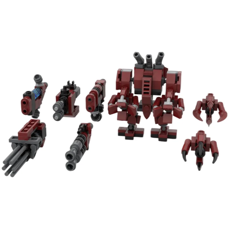 

Модель меха MOC - Конструктор из мелких деталей, 284 элемента - Подходит для всех энтузиастов - Набор для демонстрации на рабочем столе