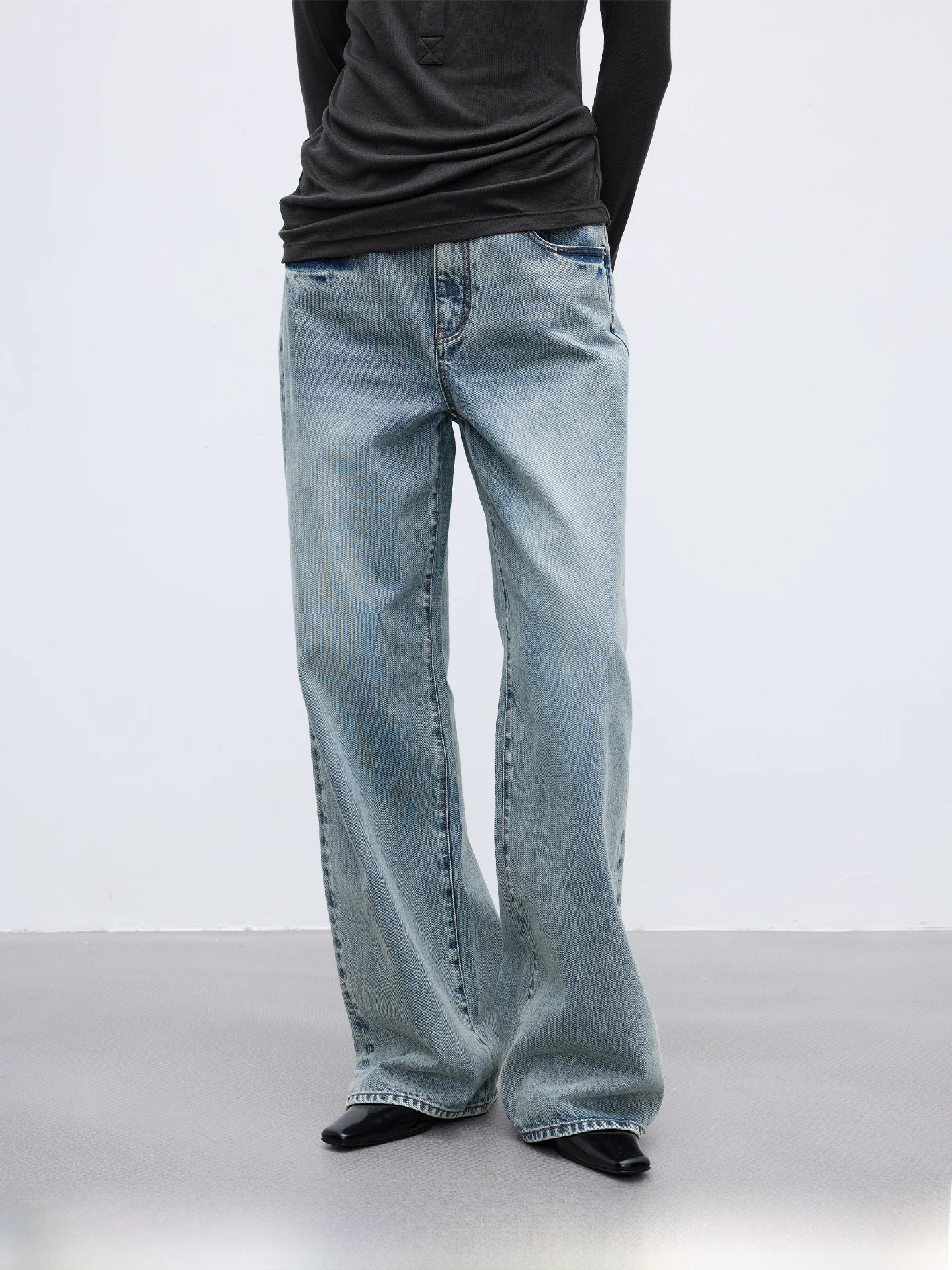 

Классические прямые хлопковые джинсовые джинсы, винтажный дизайн Crt, дышащие удобные женские повседневные джинсы, осеннее новое поступление