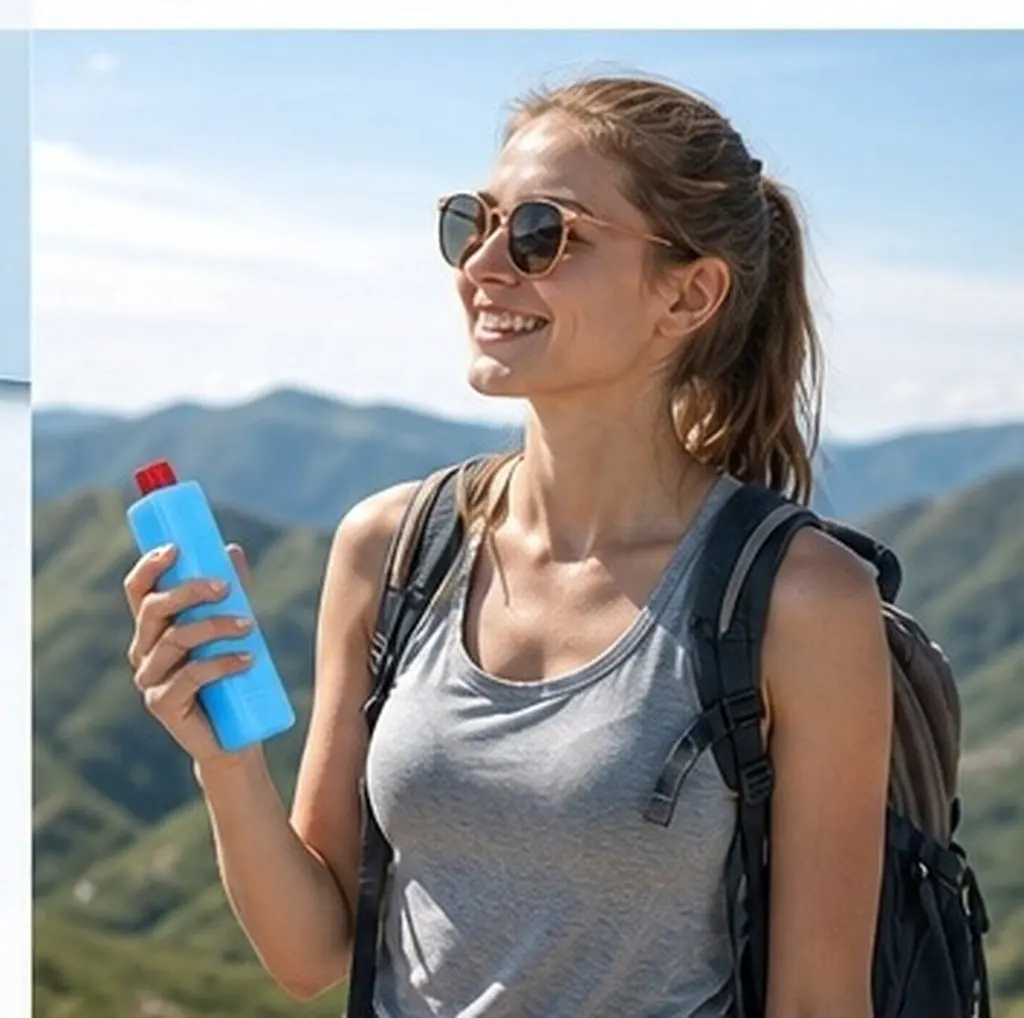 8Pcs Air Conditioner Fan Ice Packs Reusable Refillable Freezer Blocks Rapid Cooling for Small Space Lunch Box Cooler Camping
