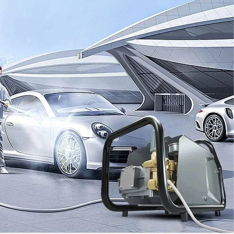 220 V elektrische 2000 W Hochdruck-kommerzielle Autowaschmaschine Autowaschartefakt Lvchi Bürste Auto Wasserpumpe automatische Waschmaschine 120B