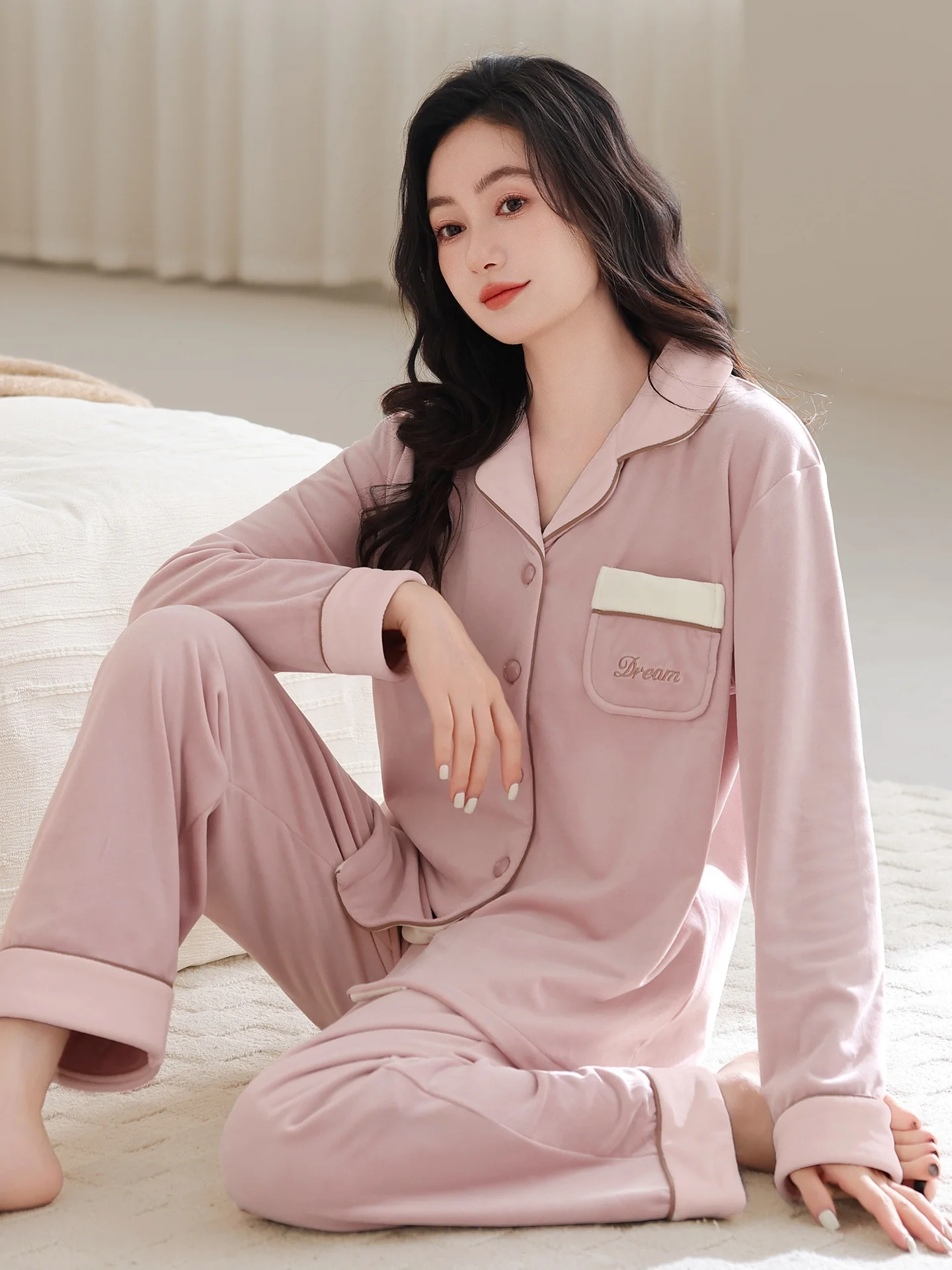 women's-coral-fce-pajamas-thiened-autumn-winter-home-clothes-long-sve-long-pants-soft-warm-home-leisure-sle