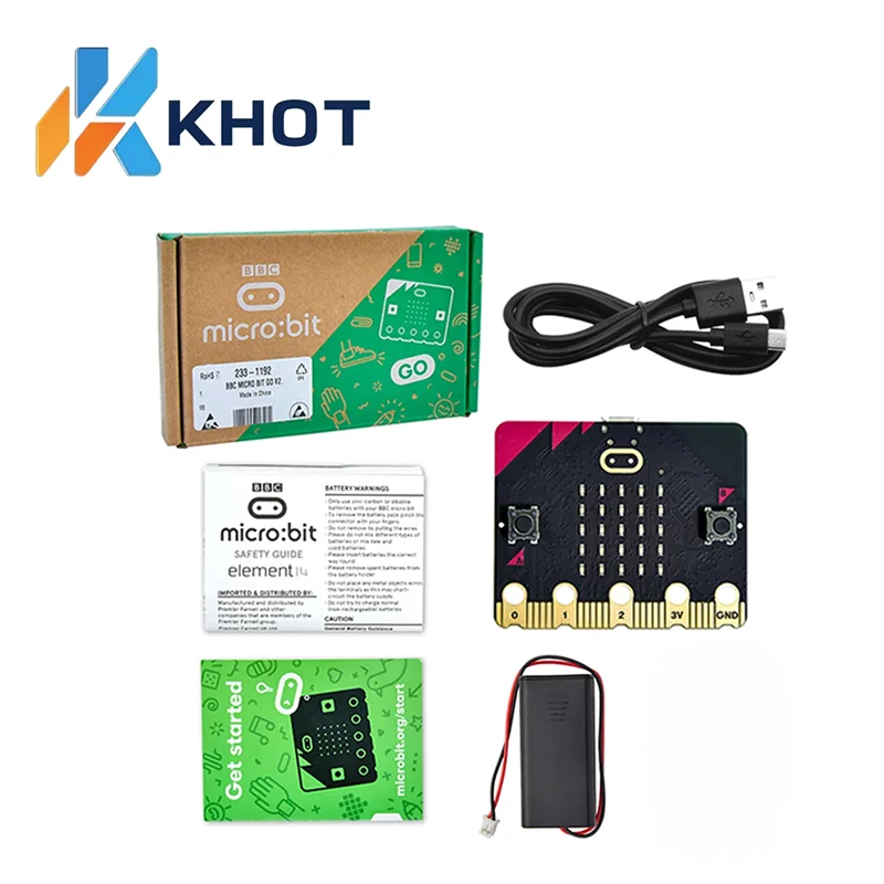 

Micro bit V2 Educational Creative Tool Micro Bit Go Version BBC Microbit for Kids DIY Development Board BBC Microbit V2.2 Board