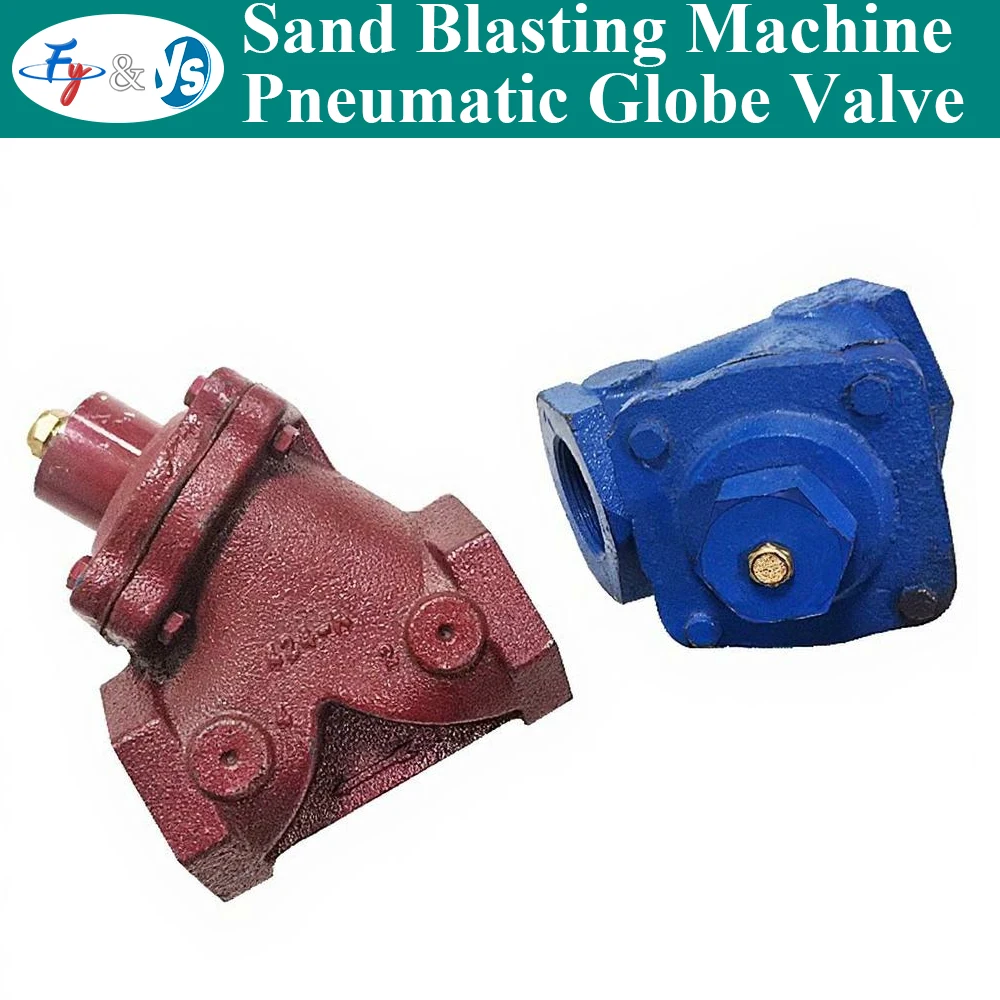 Small Air Pump Clement Valve High Pressure Sandblasting Machine Pneumatic Stop Valve Sand Blasting Abrasive Valve