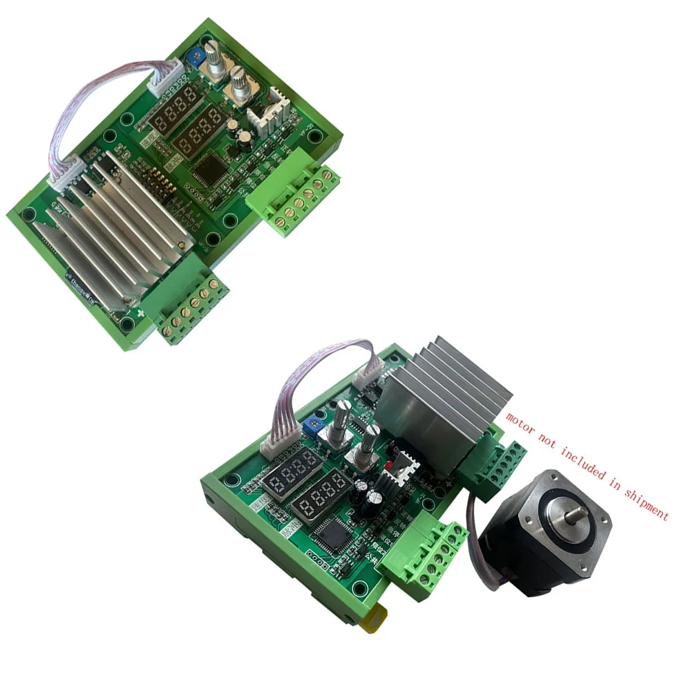 

Programmable PLC Limit Angle Pulse Speed Drive Module 42 57 Stepper Motor Drive Control Board Forward and Reverse Controller