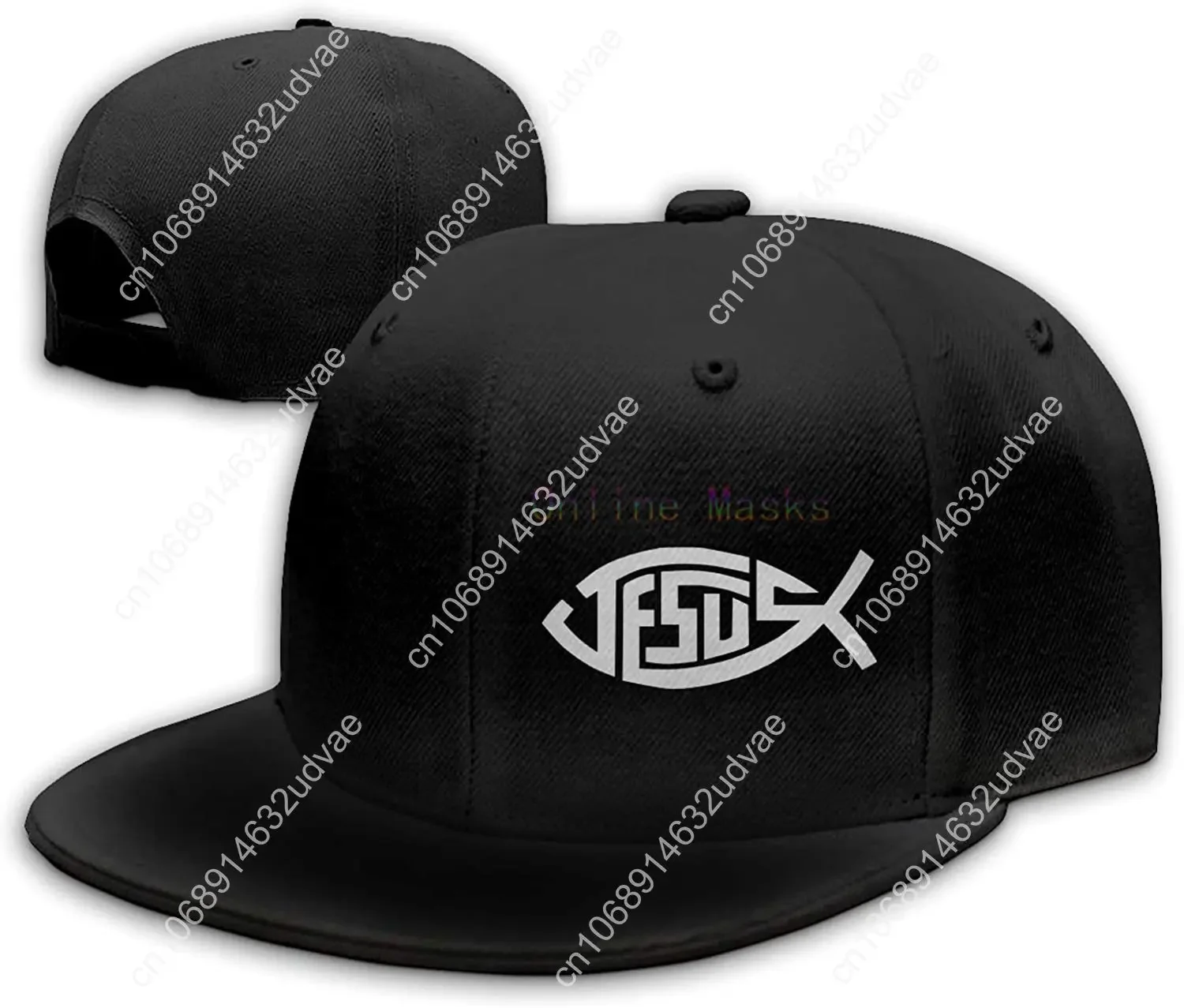 Mit Gott sind alle Dinge möglich, christlicher Glaube, Snapback-Hüte für Männer, Baseballkappe, verstellbar, Flat Bill Trucker Dad-Geschenk
