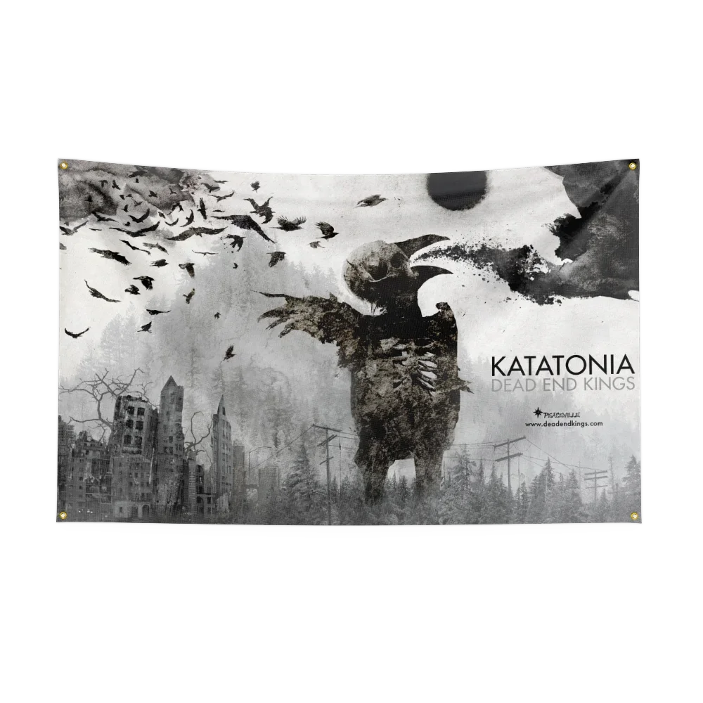 

3x5 Ft Heavy Rock Band K-Katatonias Flag Polyester Digital Printing Banner for Bedroom Wall Art Out Door Tapestry Decoration