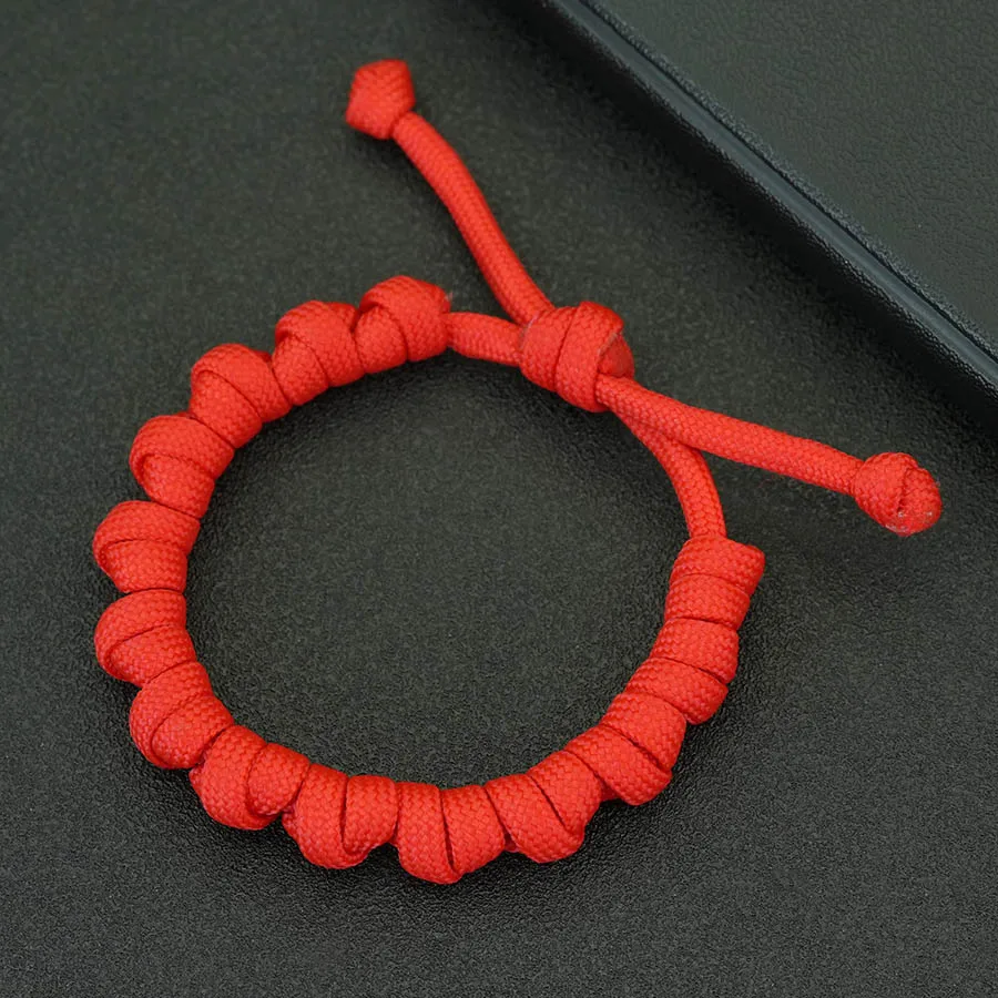 Handmade Braided Rope Bracelet Men Adjustable Weaven Paracord Bracelet Bangles Camping Adventure Homme Jewelry
