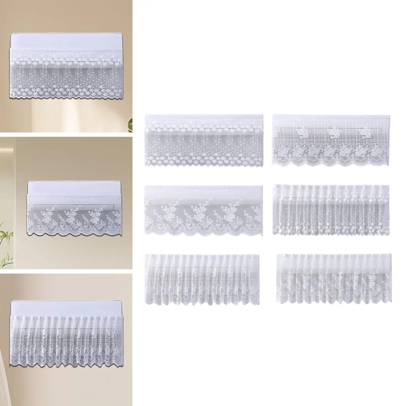Air Conditioner Curtain Anti Direct Blowing Universal for Wall Mounted Air Conditioner Wind Flow Deflector for Office Home Hotel