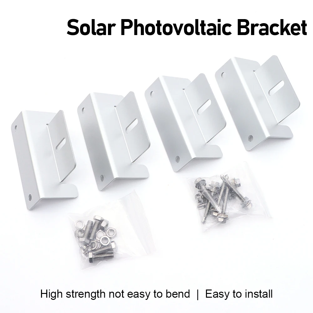 Fixed Solar Pv Bracket For Roof Mounting Kit To Support Z-Bracket Boat Off Grid