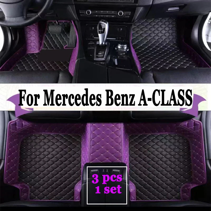 

Custom Car Floor Mats For Mercedes Benz A-CLASS W169 W176 W177 2004-2023 A140-A250 Auto Carpets Foot Coche Accessorie