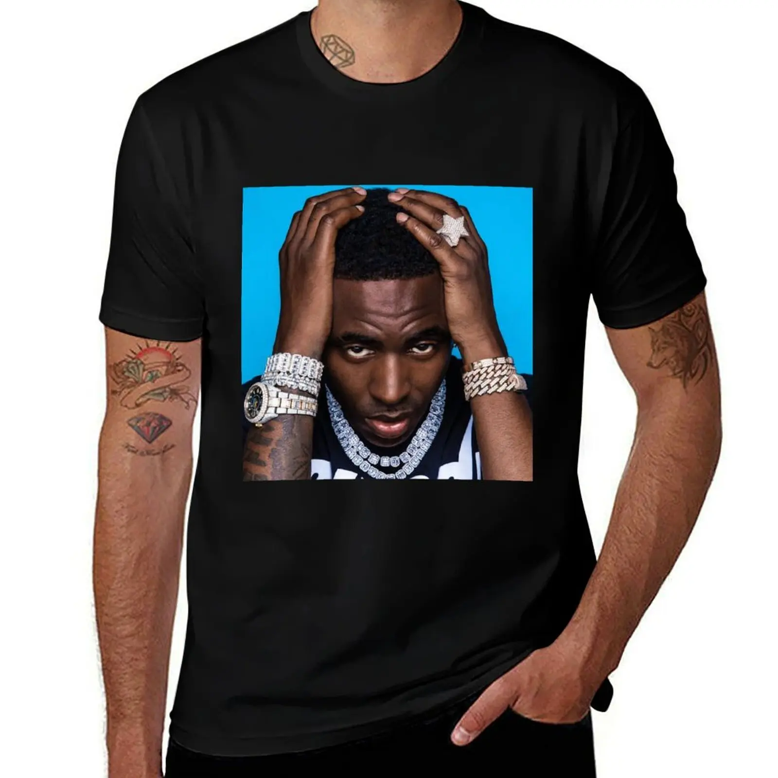 

RIP Young Dolph T-Shirt man t shirt cotton funny t shirts dark humor T-Shirt