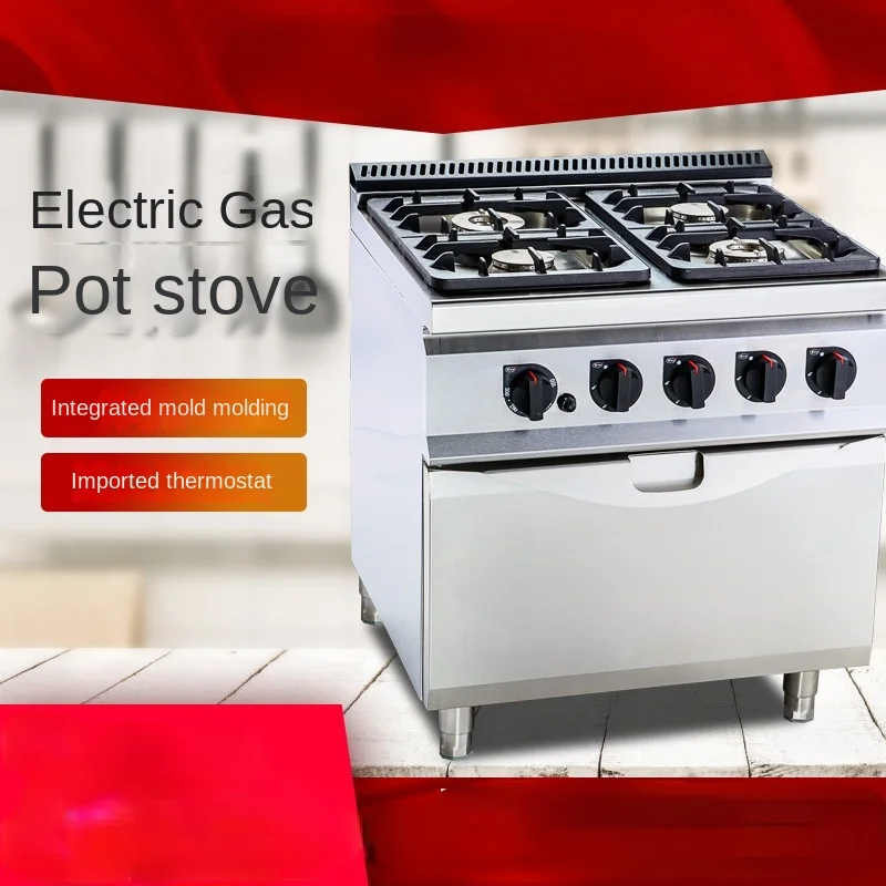 Multi-Functional Potfurnace Vertical Four-Element Stovetop with Cabinets   Cabinet Seat Casserole Commercial