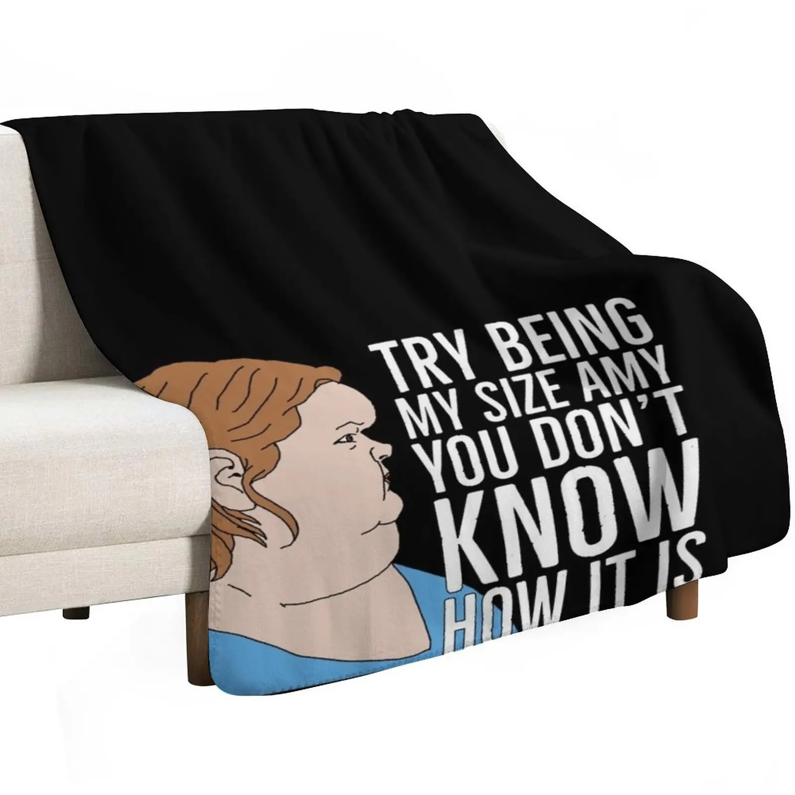 Tammy Amy slaton sisters try being my size Amy you don't know it is Throw Blanket Baby Winter beds Tourist Blankets