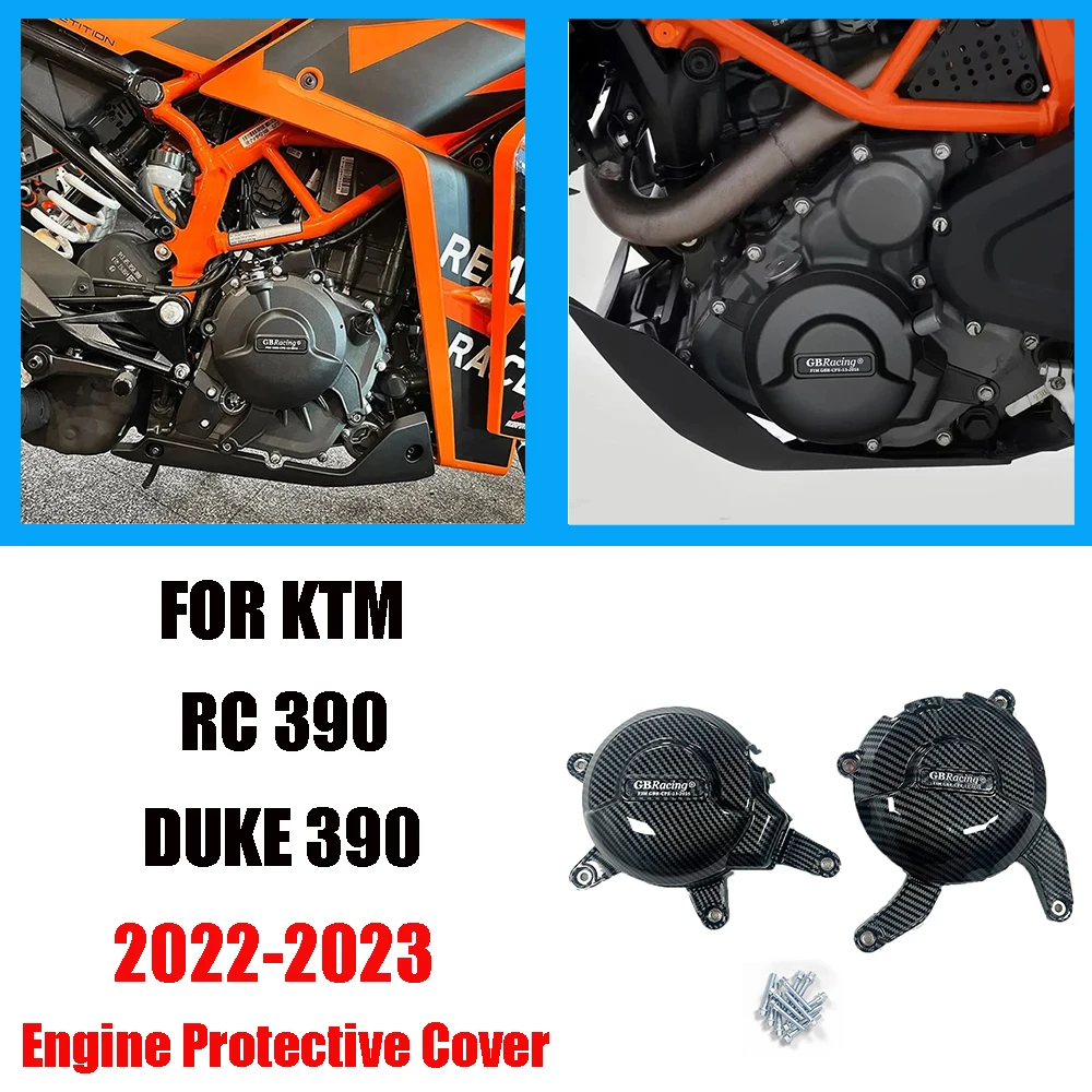 

RC 390 DUKE 390 Motorcycles Engine Protection Cover For KTM RC 390 2022 2023 DUKE 390 2022 2023 2024 For GB Racing