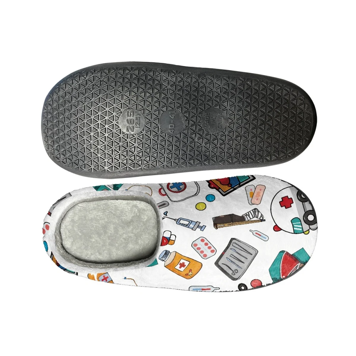 Nursing Flats Cotton Slippers for Women Autumn Winter Casual Couple Non-sllip Slippers Indoor Warm Cozy Footwear Print On Demand