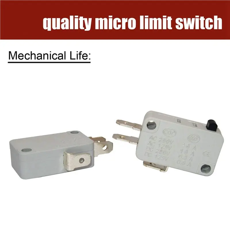 A25U 30Pcs Universal Microwave Door Oven Freezer Micro-Type Limit Switch Series AC/DC 125V 250V V-15-1C25 Snap Action
