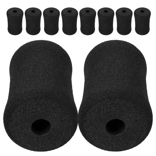 Cubierta de repuesto para equipo de Fitness, accesorios de ejercicio para gimnasio, almohadillas de esponja para máquina de extensión, cubierta para pie, 10 Uds.