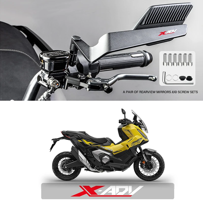 Anti-Fog Anti-Glare Motorcycle Folding Wind Wing Rearview Mirror For HONDA X ADV X-ADV XADV 750 XADV750 Accessories Rear view