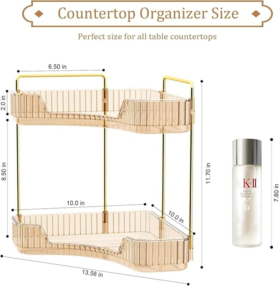 Vanity Trays For Bathroom Provide Easy Access To Essentials With Strong Bearing Capacity And Stylish