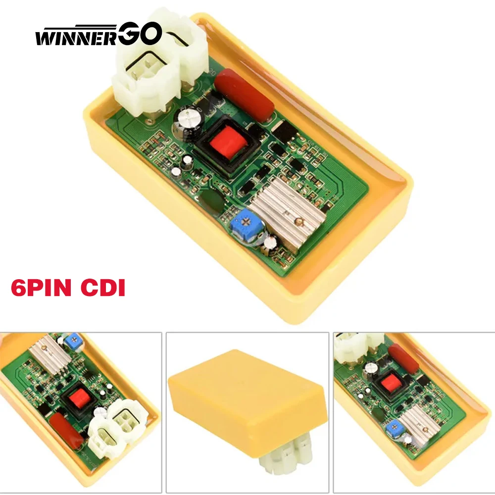 6PIN CDI DC CDI regulowana wydajność DC wyścigi skrzynka zapłonowa GY6 150 250 skuter motorower motocykle motocykl